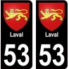 64 Pau adesivo piastra di registrazione city