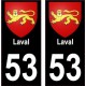 64 Pau placa etiqueta de registro de la ciudad