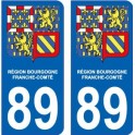 64 Pau placa etiqueta de registro de la ciudad