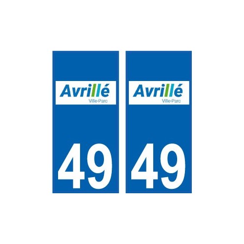 64 Pau logo adesivo piastra di registrazione city