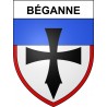 Stickers coat of arms Béganne adhesive sticker