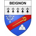 Stickers coat of arms Beignon adhesive sticker
