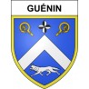 Pegatinas escudo de armas de Guénin adhesivo de la etiqueta engomada