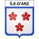 Stickers coat of arms Île-d'Arz adhesive sticker