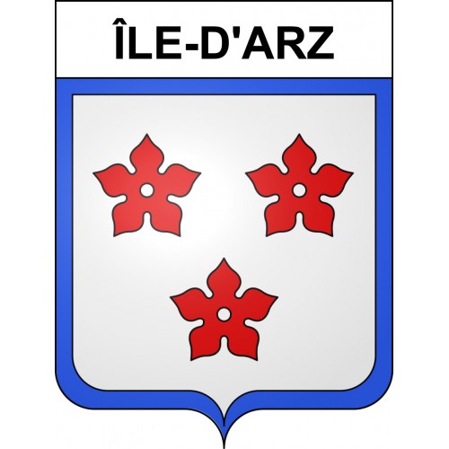 Stickers coat of arms Île-d'Arz adhesive sticker
