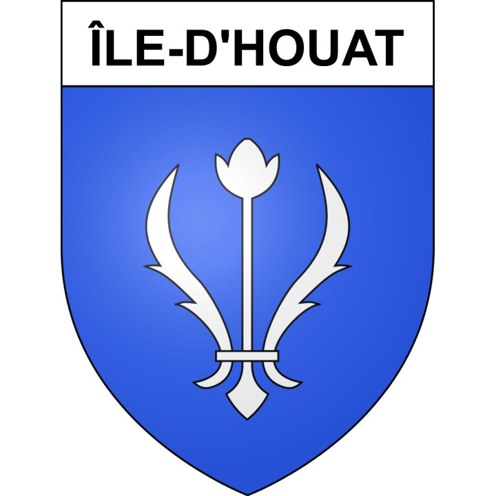 Île-d'Houat 56 ville sticker blason écusson autocollant adhésif