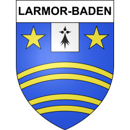 Larmor-Baden 56 ville sticker blason écusson autocollant adhésif