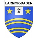 Larmor-Baden 56 ville sticker blason écusson autocollant adhésif