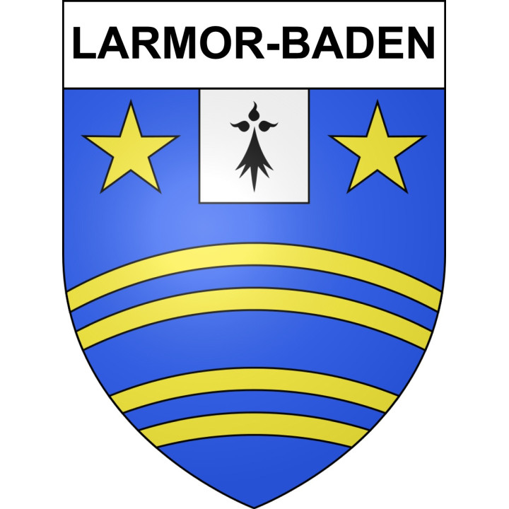 Stickers coat of arms Larmor-Baden adhesive sticker