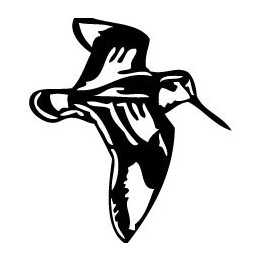 Autocollant logo Bécasse oiseau sticker
