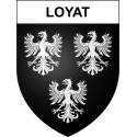 Stickers coat of arms Loyat adhesive sticker