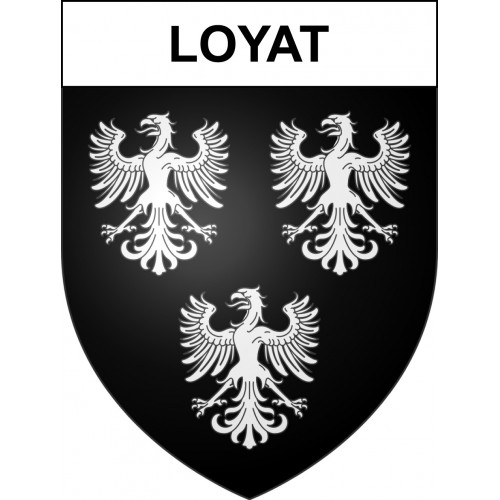 Loyat 56 ville sticker blason écusson autocollant adhésif