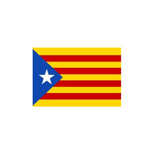 Autocollant Drapeau Catalan Estelada blava catalunya sticker