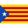 Autocollant Drapeau Catalan Estelada blava catalunya sticker