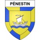 Pegatinas escudo de armas de Pénestin adhesivo de la etiqueta engomada
