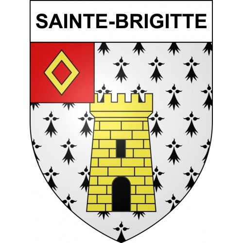 Sainte-Brigitte Sticker wappen, gelsenkirchen, augsburg, klebender aufkleber