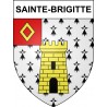 Pegatinas escudo de armas de Sainte-Brigitte adhesivo de la etiqueta engomada