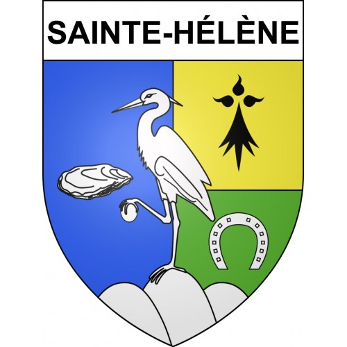 Stickers coat of arms Sainte-Hélène adhesive sticker