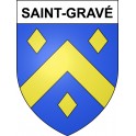 Adesivi stemma Saint-Gravé adesivo