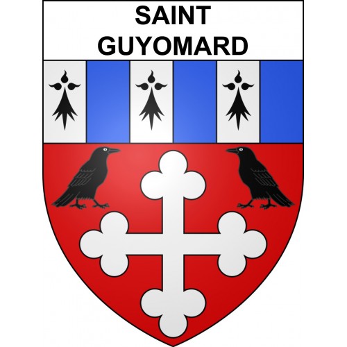 Stickers coat of arms Saint-Guyomard adhesive sticker