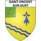 Saint-Vincent-sur-Oust Sticker wappen, gelsenkirchen, augsburg, klebender aufkleber