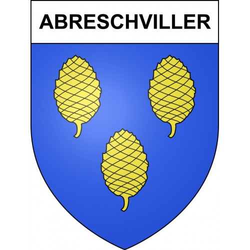 Abreschviller Sticker wappen, gelsenkirchen, augsburg, klebender aufkleber
