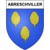 Abreschviller 57 ville sticker blason écusson autocollant adhésif