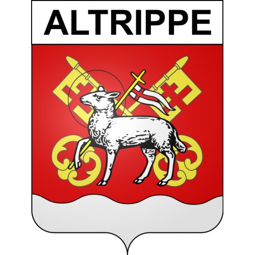 Stickers coat of arms Altrippe adhesive sticker