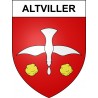 Altviller 57 ville sticker blason écusson autocollant adhésif