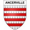 Ancerville Sticker wappen, gelsenkirchen, augsburg, klebender aufkleber
