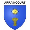 Arraincourt 57 ville sticker blason écusson autocollant adhésif