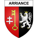 Stickers coat of arms Arriance adhesive sticker