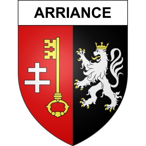 Pegatinas escudo de armas de Arriance adhesivo de la etiqueta engomada