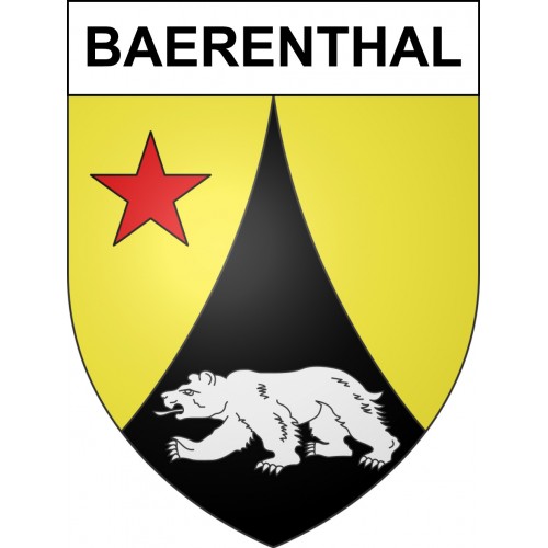 Baerenthal 57 ville sticker blason écusson autocollant adhésif