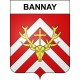 Stickers coat of arms Bannay adhesive sticker