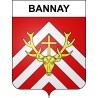 Bannay Sticker wappen, gelsenkirchen, augsburg, klebender aufkleber