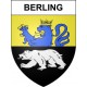 Berling 57 ville sticker blason écusson autocollant adhésif