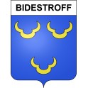 Stickers coat of arms Bidestroff adhesive sticker