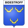 Stickers coat of arms Bidestroff adhesive sticker