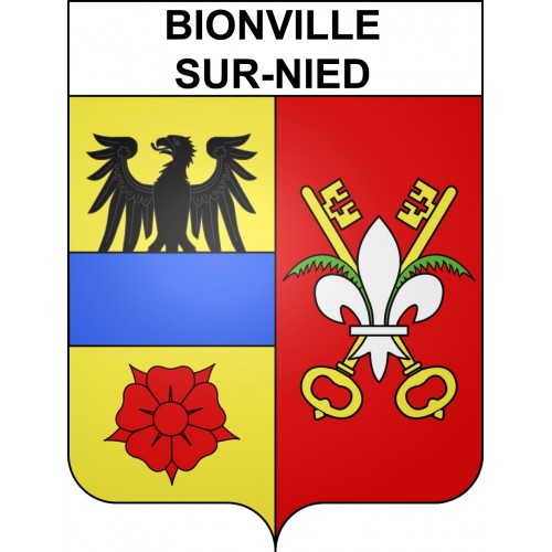 Adesivi stemma Bionville-sur-Nied adesivo