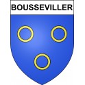 Bousseviller Sticker wappen, gelsenkirchen, augsburg, klebender aufkleber