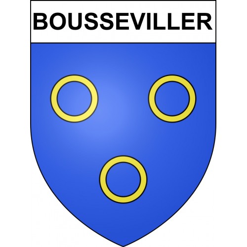 Stickers coat of arms Bousseviller adhesive sticker