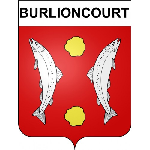 Adesivi stemma Burlioncourt adesivo