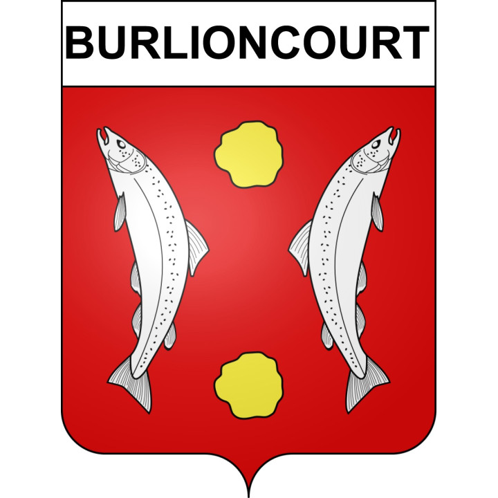 Stickers coat of arms Burlioncourt adhesive sticker
