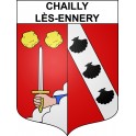 Stickers coat of arms Chailly-lès-Ennery adhesive sticker