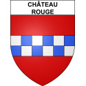 Château-Rouge 57 ville sticker blason écusson autocollant adhésif