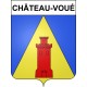 Château-Voué Sticker wappen, gelsenkirchen, augsburg, klebender aufkleber