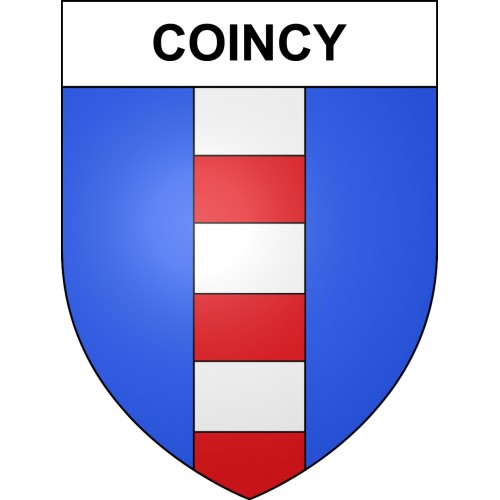 Adesivi stemma Coincy adesivo