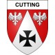 Cutting 57 ville sticker blason écusson autocollant adhésif