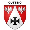 Cutting 57 ville sticker blason écusson autocollant adhésif